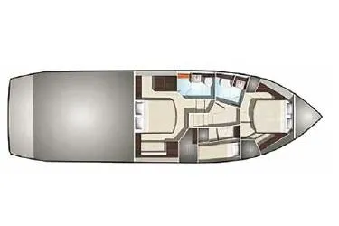 Bikini Blues Yacht Photos Pics Manufacturer Provided Image: 2019 Galeon 510 Sky yacht floor plan layout.