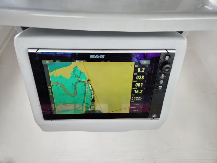 Day One Yacht Photos Pics B&G navigation display on 2016 Beneteau Oceanis 45 sailboat.