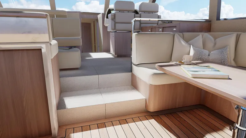 Eclipse 605 Yacht Photos Pics Eclipse 605 Interior - Utility Space Access Closed