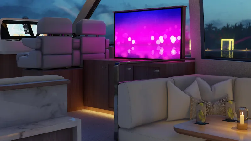 Eclipse 605 Yacht Photos Pics 605 Interior Saloon