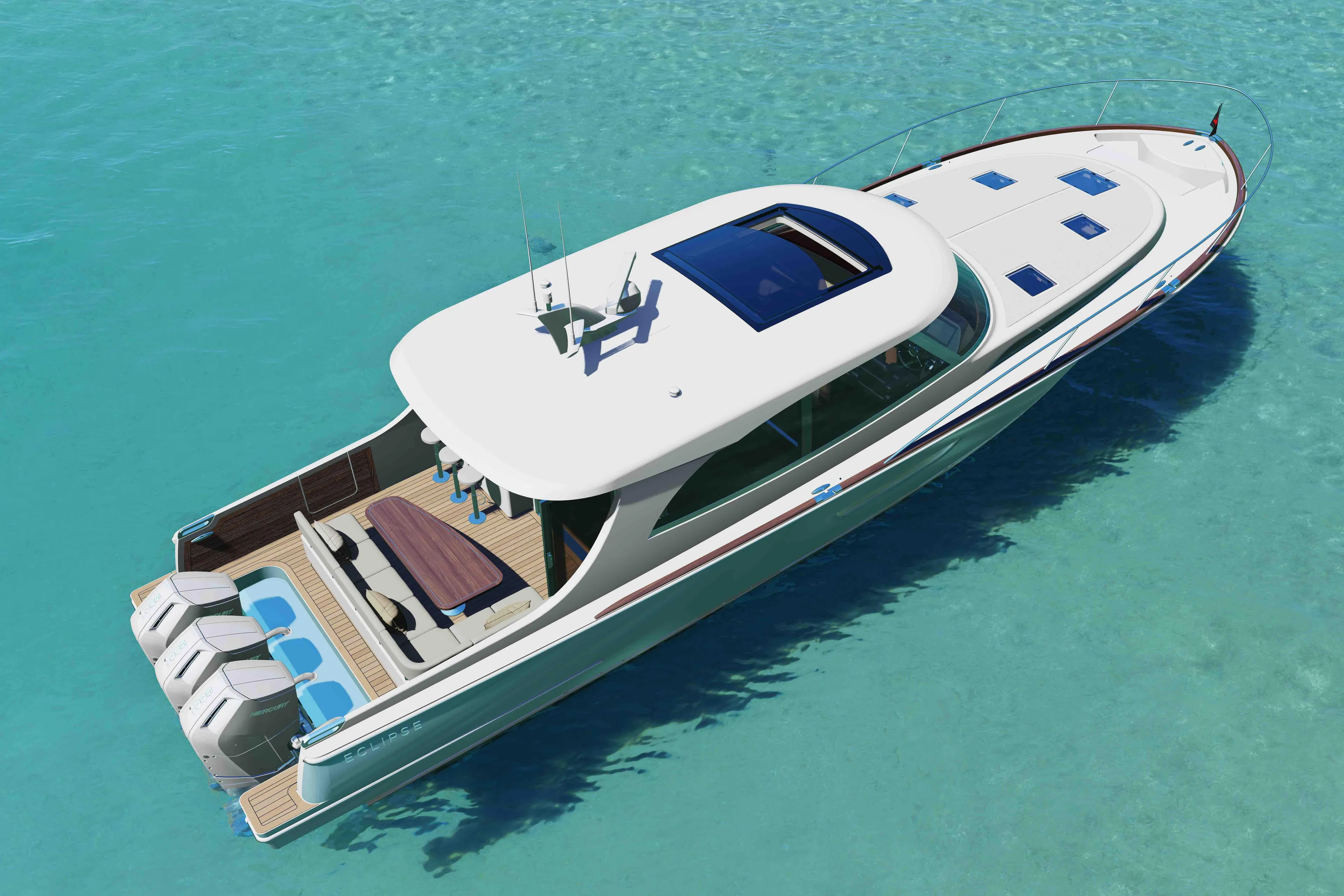 Eclipse 605 Exterior Overhead