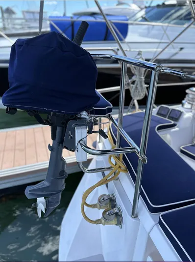 Sea Urchin Yacht Photos Pics Catalina 355 sailboat, 2013 model, featuring a covered outboard motor and dockside view.