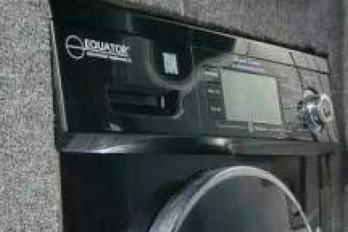 Alliance Yacht Photos Pics Washing machine in a 2022 Custom Freestyle Marine 32 boat interior.