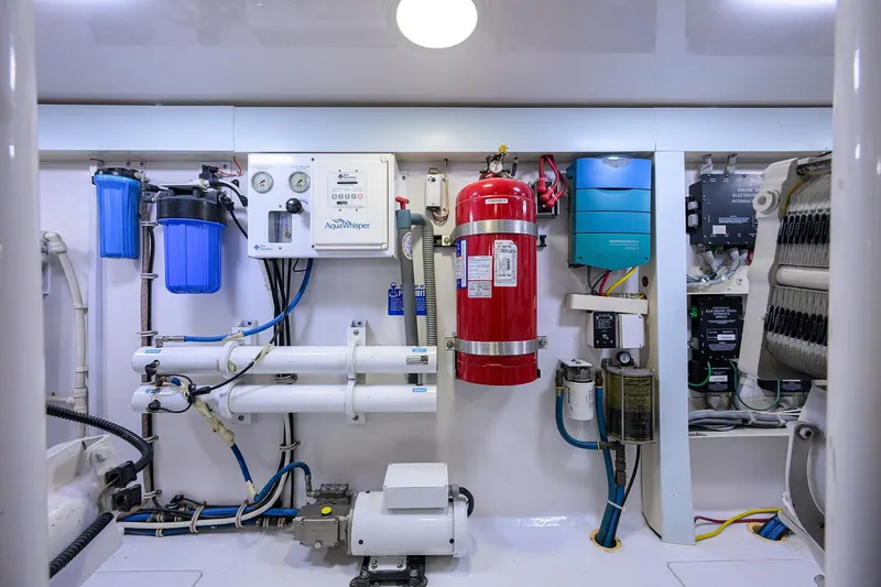 1/2 Barrel Yacht Photos Pics SeaRecovery watermaker, Fire Suppression system, fuel transfer pump, battery charger