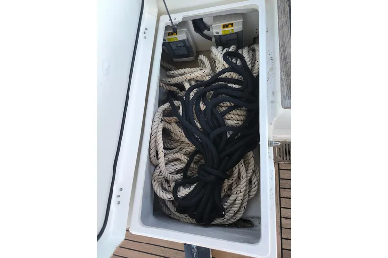 Thora Helen Yacht Photos Pics Cockpit Storage Locker View (1)