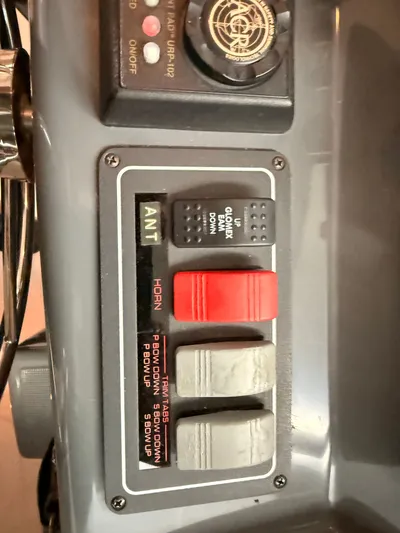 Gonzo Yacht Photos Pics Control panel of 2004 Tiara Yachts 42 Open with switches.