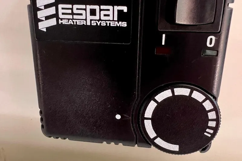 Cabrillo Yacht Photos Pics Espar Heater Systems control panel on 2008 Back Cove 33 Express boat.