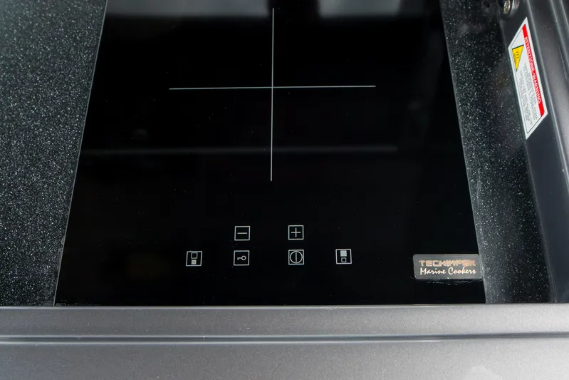  Yacht Photos Pics Touchscreen control panel of Techimpex Marine Cooker on 2024 Pardo Yachts P43.
