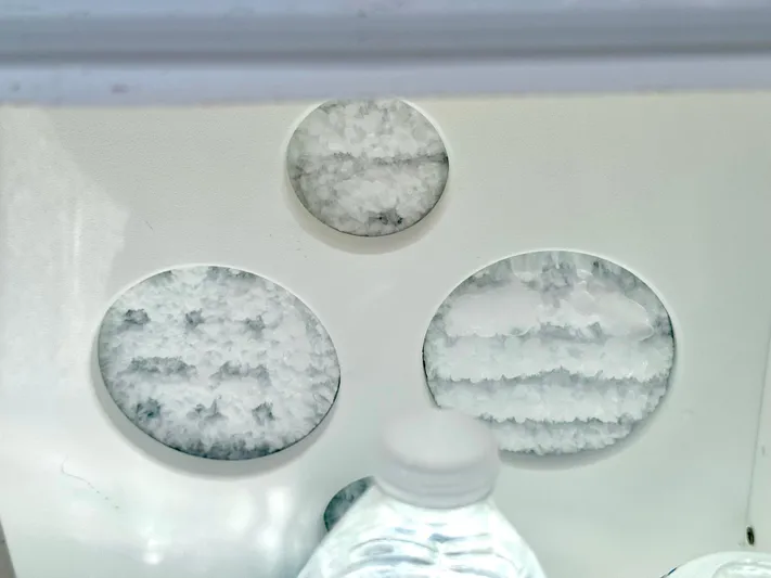  Yacht Photos Pics Frozen gauges on a 2020 Invincible 36' Open Fisherman boat.