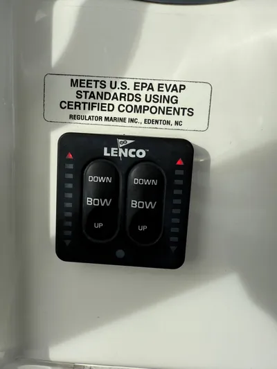 Drillin'n Billin Yacht Photos Pics Lenco control panel on 2017 Regulator 28 boat.