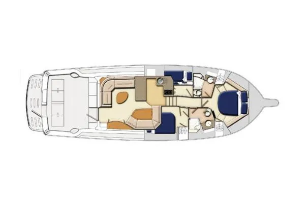 Llc Owned !!! Yacht Photos Pics Manufacturer Provided Image: Cabin Layout