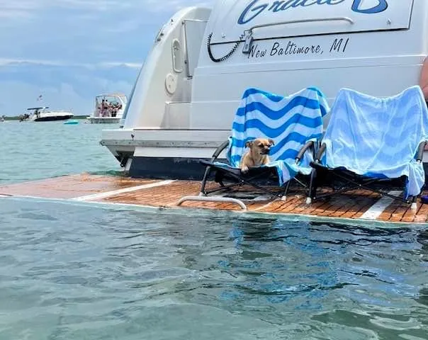 Gracie B Yacht Photos Pics Hydraulic Swim Platform