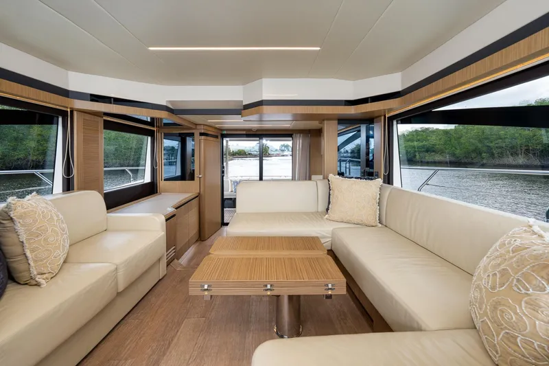 Four Sail Yacht Photos Pics salon facing aft