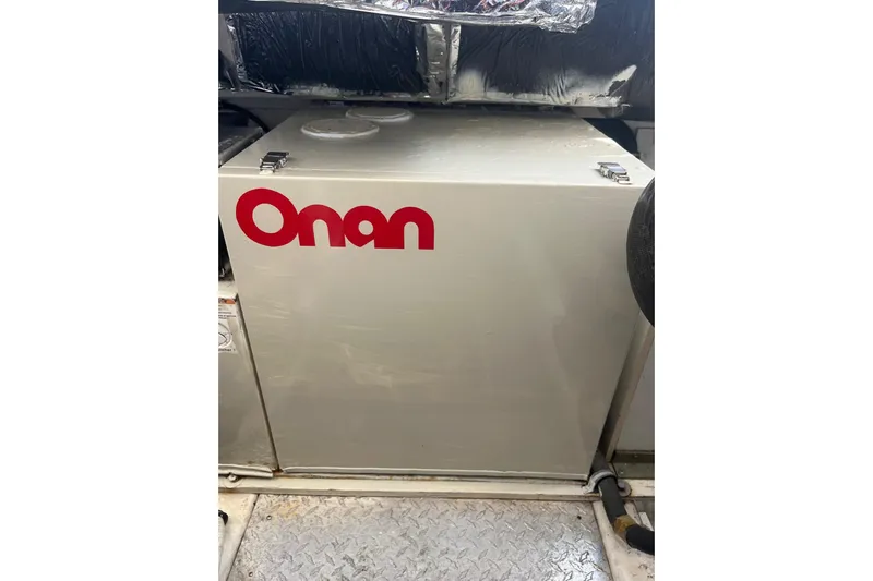 "sapphire" Yacht Photos Pics Onan generator in a 2001 Tiara Yachts 3800 Open engine room.