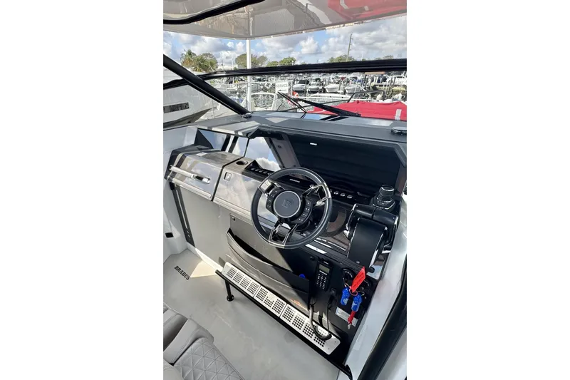 Kraken Yacht Photos Pics Cockpit of 2023 BRABUS Shadow 900 ST, featuring sleek controls and modern design.