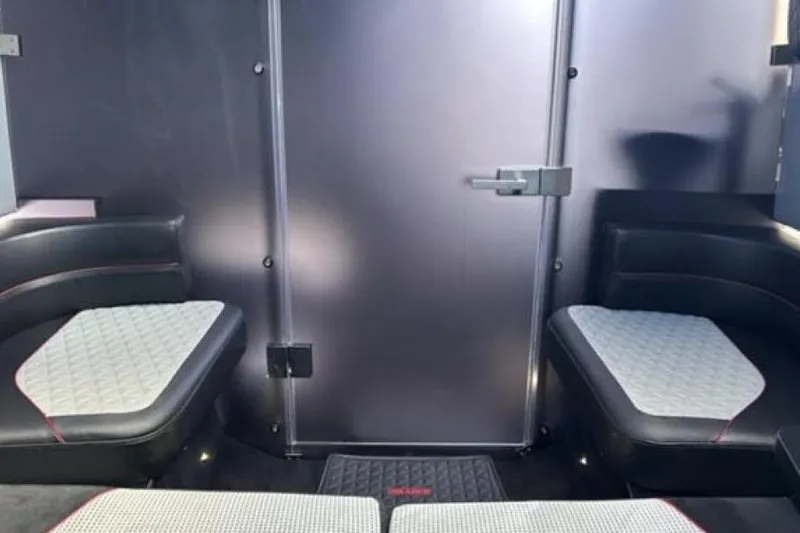 Kraken Yacht Photos Pics Interior of 2023 BRABUS Shadow 900 ST, featuring sleek seating and modern design elements.