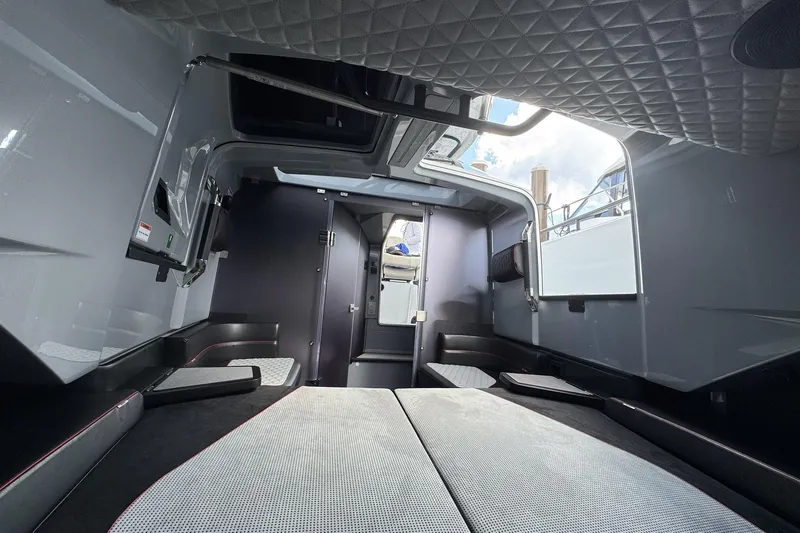 Kraken Yacht Photos Pics Interior of 2023 BRABUS Shadow 900 ST, featuring modern design and luxurious seating.