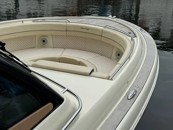  Yacht Photos Pics 2022 Chris-Craft CALYPSO 35 CP boat with elegant seating and sleek design on water.