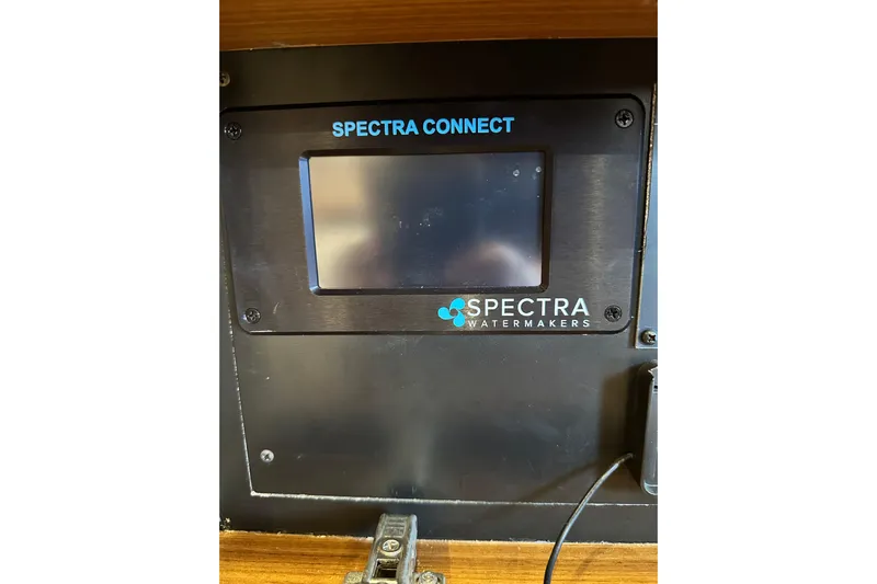"meru" Yacht Photos Pics Spectra Watermakers control panel on Catalina 425 yacht, 2019 model.
