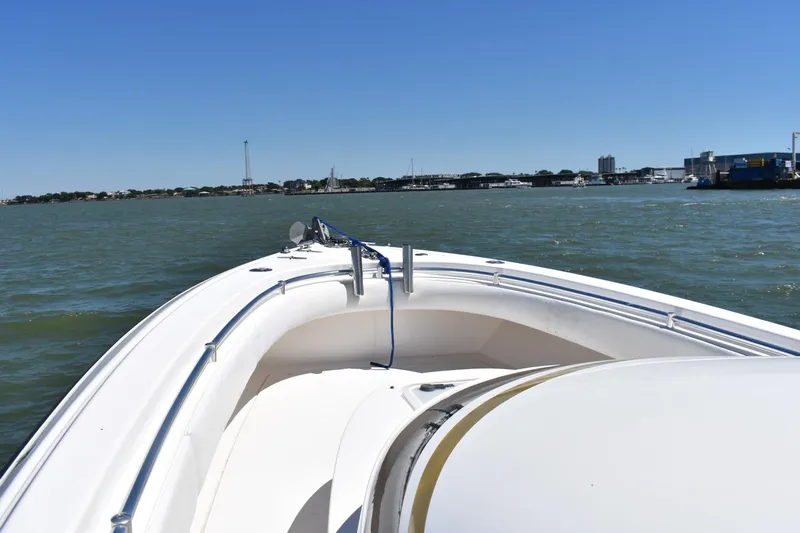 Black Friday Yacht Photos Pics 2008 Contender 36 Fish Around boat cruising on a sunny day.