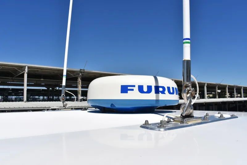 Black Friday Yacht Photos Pics 2008 Contender 36 Fish Around boat with Furuno radar system.