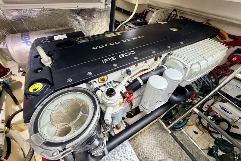 Moana Here Yacht Photos Pics Volvo Penta IPS 600 engine in 2015 Albemarle 360 Express Fisherman boat.