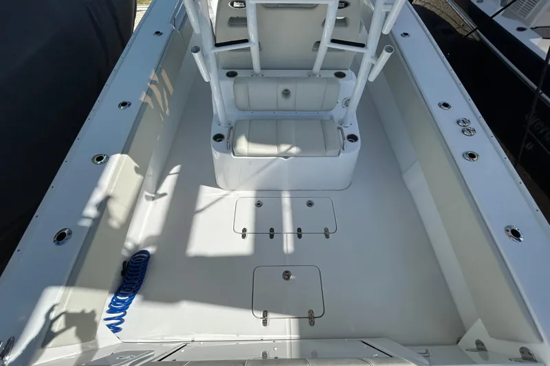  Yacht Photos Pics 2022 Cape Horn 36 boat interior with seating and storage compartments.