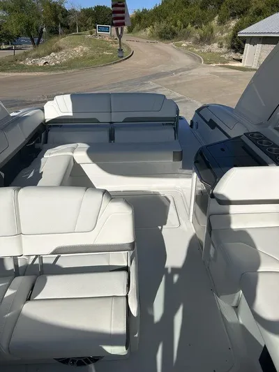 Only A Formula Yacht Photos Pics 2025 Formula 310 Bowrider interior with spacious seating and modern design.