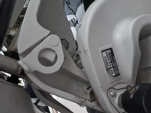  Yacht Photos Pics Close-up of 2017 Sea Fox 288 Commander boat engine component.