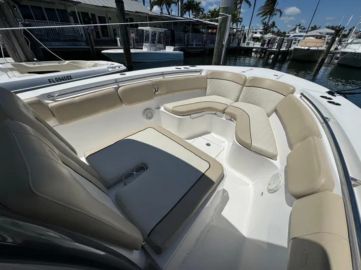  Yacht Photos Pics 2017 Sea Fox 288 Commander boat with spacious seating and elegant design.