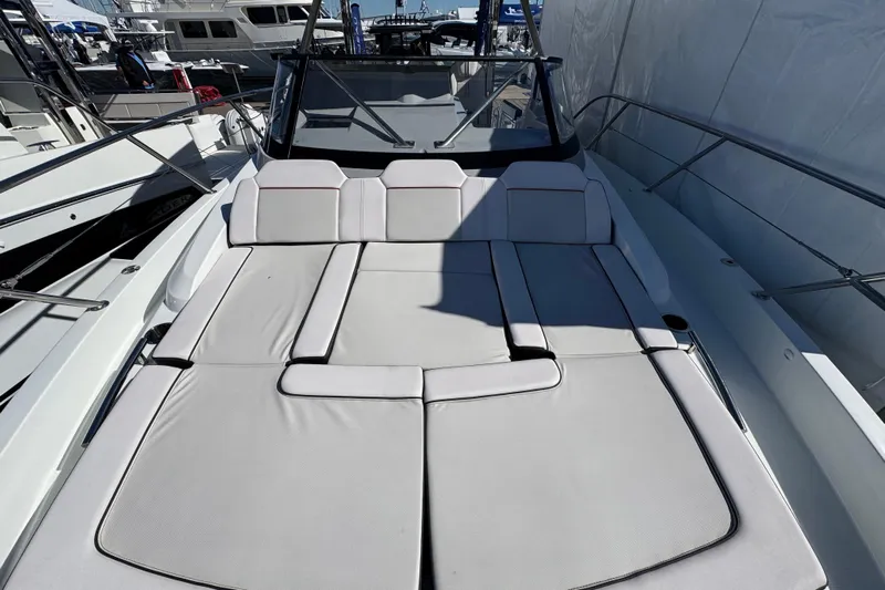  Yacht Photos Pics 2025 Jeanneau Leader 10.5 WA Series 2 boat with spacious sunbathing deck.