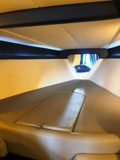  Yacht Photos Pics Interior cabin of 2013 Nor-Tech 477 SPX Vee Bottom boat, featuring sleek design and comfortable seating.