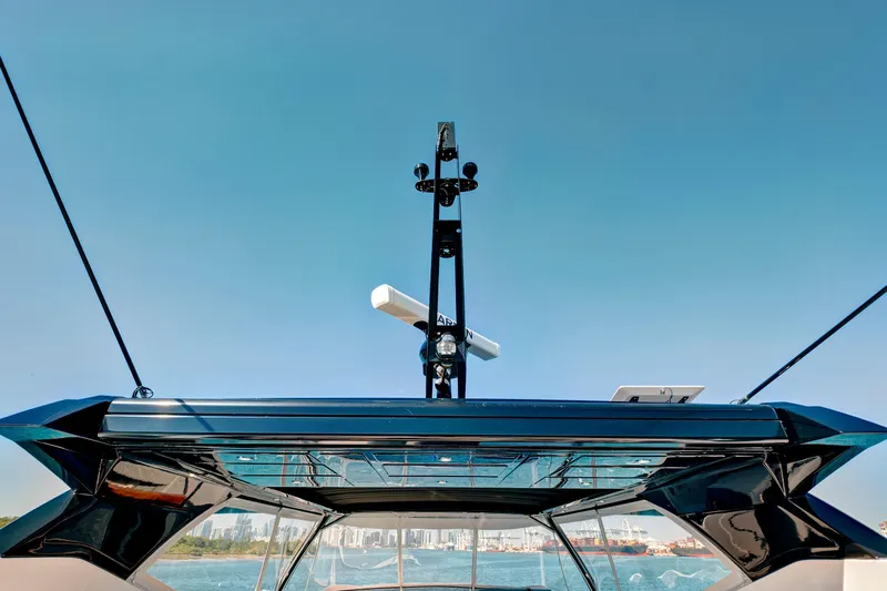 Misty K Yacht Photos Pics 2024 Sunseeker 76 Yacht with sleek design and advanced navigation equipment.