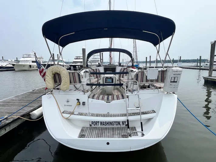 Miss Charlotte Yacht Photos Pics 2007 Jeanneau Sun Odyssey 39i docked at Port Washington, NY marina.