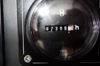 Hour meter reading on a 2020 Leopard 43 Powercat, displaying 7388.4 hours.