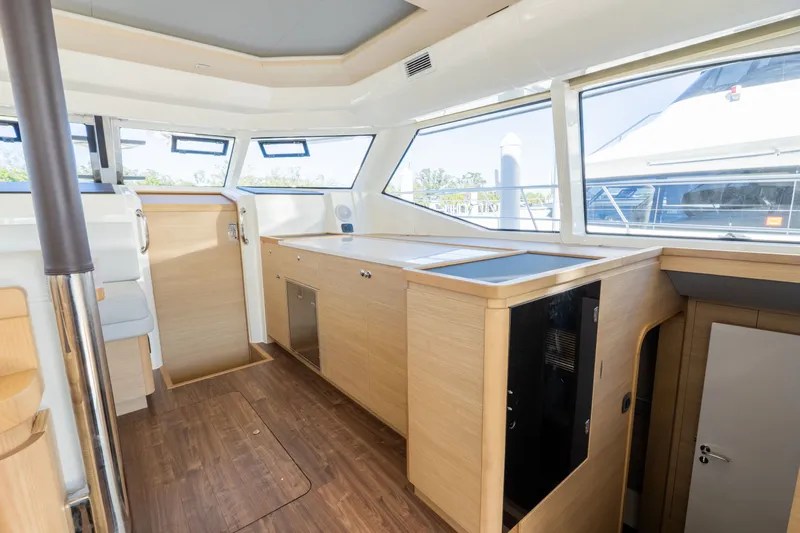  Yacht Photos Pics Interior of 2023 Aquila 44 Yacht with modern amenities.