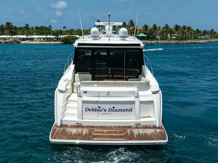 Debbie's Diamond Yacht Photos Pics Tiara 49 DEBBIE'S DIAMOND - Aft Profile