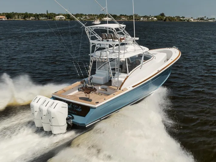 Slack Tide Yacht Photos Pics Gamefisherman 49 Slack Tide - Running Profile