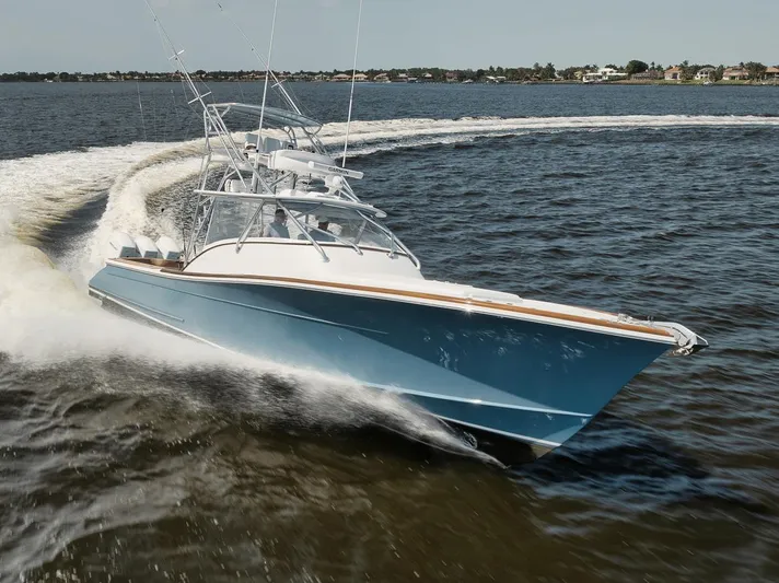 Slack Tide Yacht Photos Pics Gamefisherman 49 Slack Tide - Running Profile