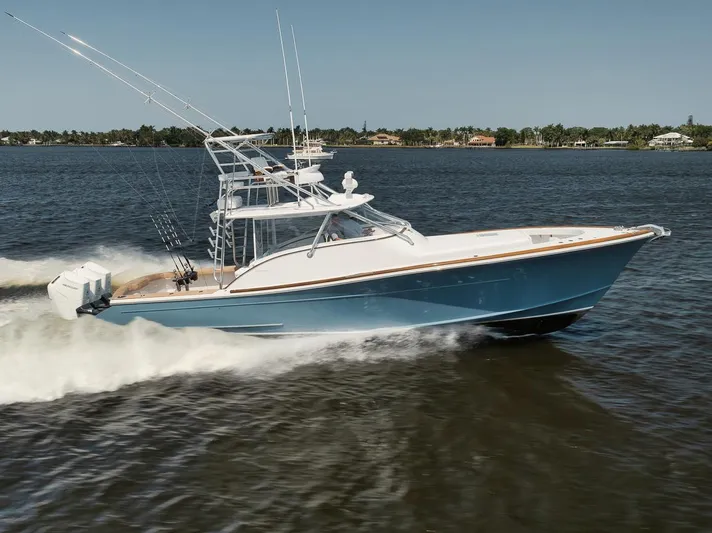 Slack Tide Yacht Photos Pics Gamefisherman 49 Slack Tide - Running Profile