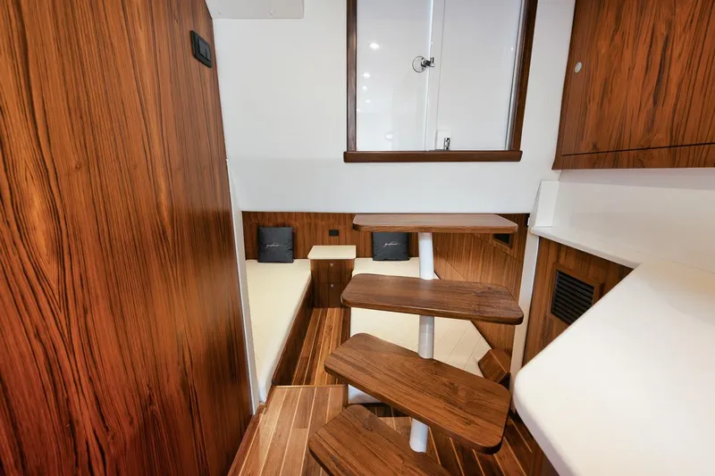 Slack Tide Yacht Photos Pics Gamefisherman 49 Slack Tide - Entry Steps to Cabin