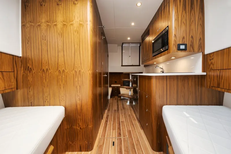 Slack Tide Yacht Photos Pics Gamefisherman 49 Slack Tide - Cabin, Galley and Seating