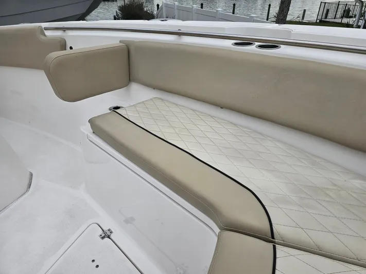  Yacht Photos Pics Interior view of a 2018 Sea Fox 328 Commander boat.