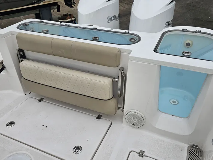  Yacht Photos Pics Interior view of a 2018 Sea Fox 328 Commander boat.