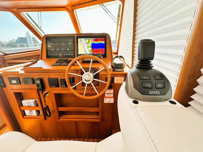 Vita Brevis Yacht Photos Pics Helm Station