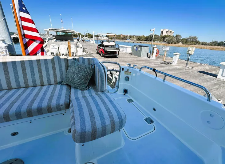 Vita Brevis Yacht Photos Pics Cockpit