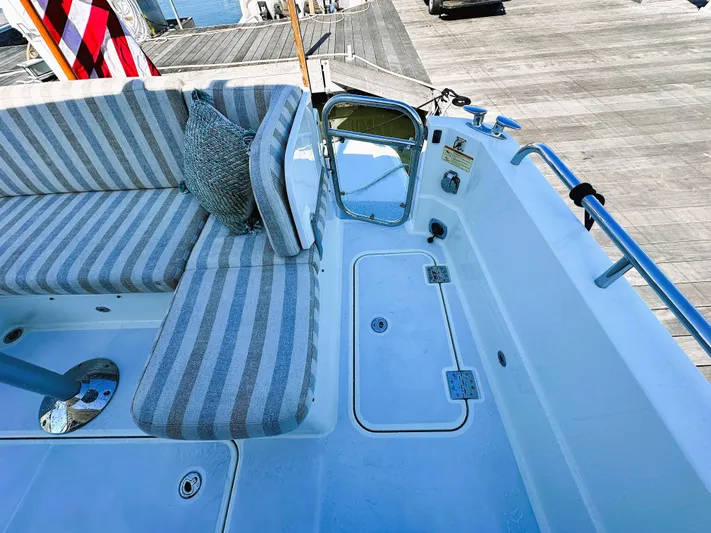 Vita Brevis Yacht Photos Pics Cockpit