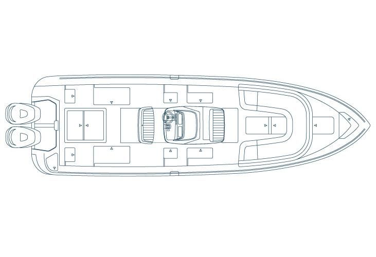 2014 Intrepid 327 Center Console