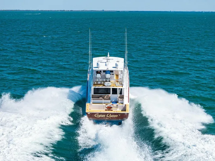 Cajun Queen Yacht Photos Pics 2002 Viking 65 Convertible 'Cajun Queen'