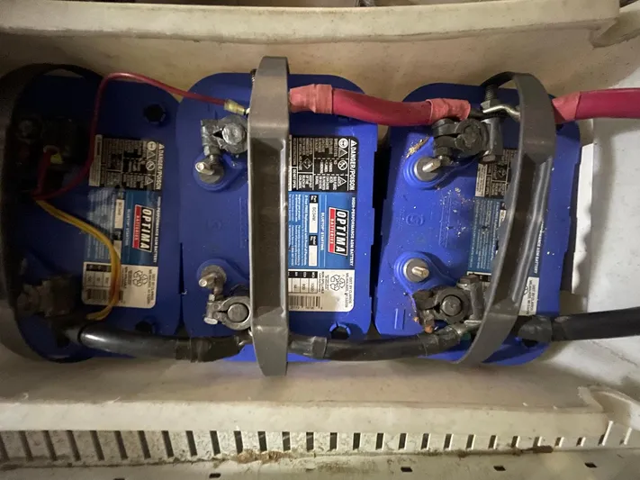  Yacht Photos Pics NEW 2023 OPTIMA BATTERIES(6) IN BATTERY BOXES